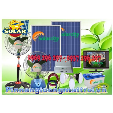 Hệ thống phát điện mặt trời mini 12V công suất 300W