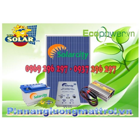 Hệ thống dự phòng điện mặt trời độc lập 100W