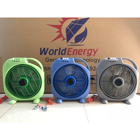 Quạt bàn đảo 12V kẹp bình ắc quy