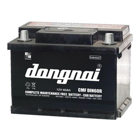 ẮC QUY Ô TÔ ĐỒNG NAI 12V-60Ah (CMF DIN60)