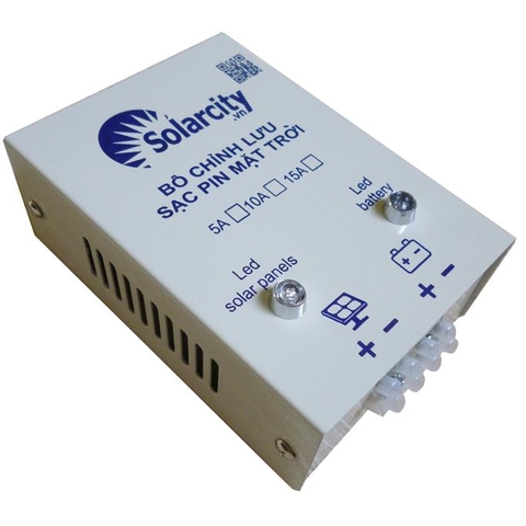Bộ Chỉnh Lưu Sạc Pin Mặt Trời 10A - 12V/24V