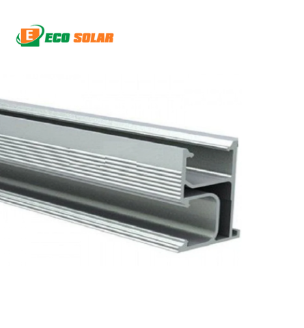 Thanh rail nhôm gắn chân L mái tôn 2.1m, 3.2m, 3.6m, 4.2m