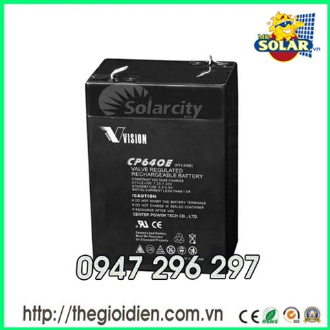 ẮC QUY VISION 6V-4AH (CP640)