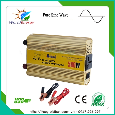 Inverter sin chuẩn Meind 500W - 12v