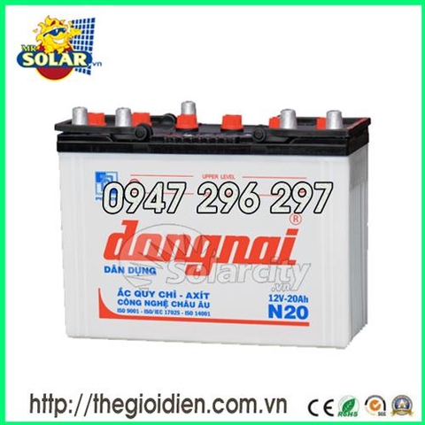 ẮC QUY ĐỒNG NAI NƯỚC 12V-20AH (N20)