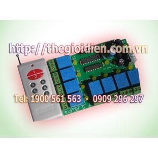 Mạch tắt/mở thiết bị điện 8 kênh vô tuyến