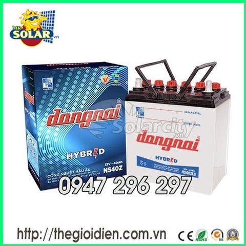ẮC QUY ĐỒNG NAI NƯỚC 12V-40Ah (NS40ZLS)