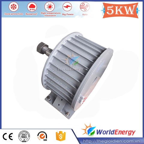 Motor máy phát điện gió 5KW
