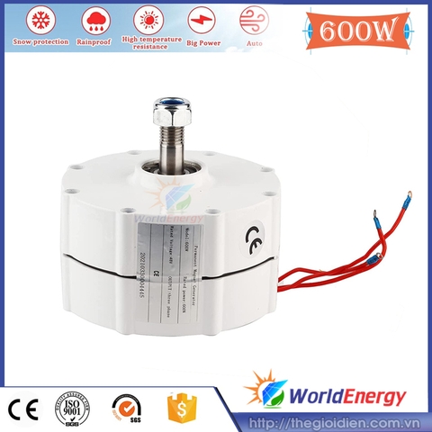 Motor máy phát điện gió 600W