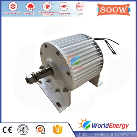 Motor máy phát điện gió 800W