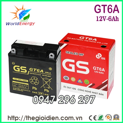 Ắc quy GS 12V - 6Ah (GT6A)