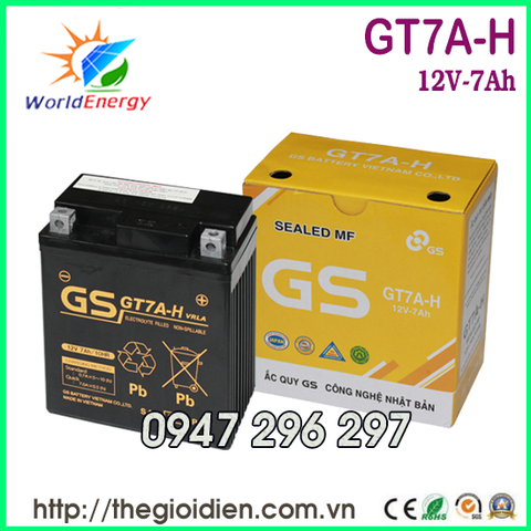 Ắc quy GS 12V - 7Ah (GT7A-H)
