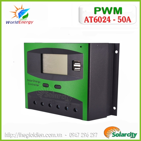 Bộ điều khiển sạc PWM 50A (AT6024)