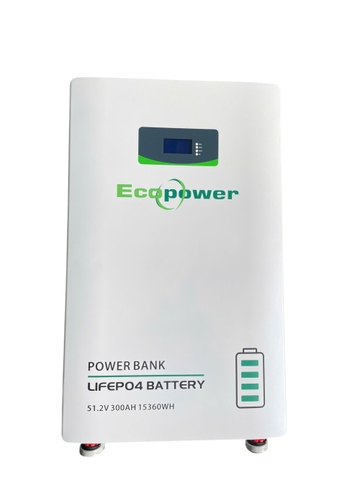 Pin Lithium Ecopower 51.2V 300Ah LiFePO4 EP-300 XS MAX | 15.36kWh | Giá Tốt