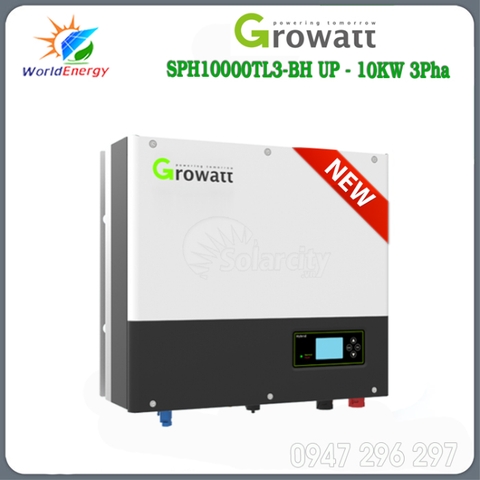 Inverter hybrid Growatt 10KW 3pha (SPH10000TL3-BH UP)
