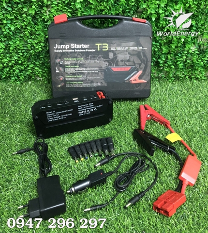 Bộ kích đề xe ô tô (Jump Starter T3)