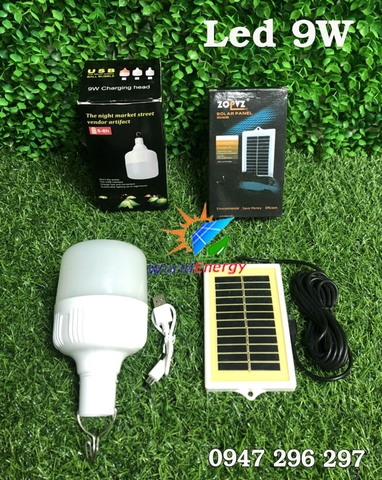 Đèn Led búp năng lượng 9W