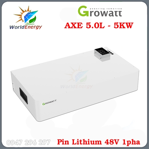 Pin Lithium Growatt 48V-5KW (AXE 5.0L)