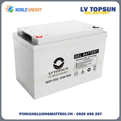 Bình ắc quy LVTOPSUN-12V-100Ah