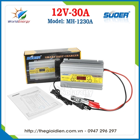 Sạc bình ắc quy Suoer 12V-30A (MH-1230A)
