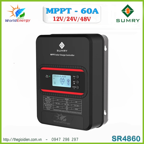 Điều khiển sạc MPPT 60A Sumry (SR4860)
