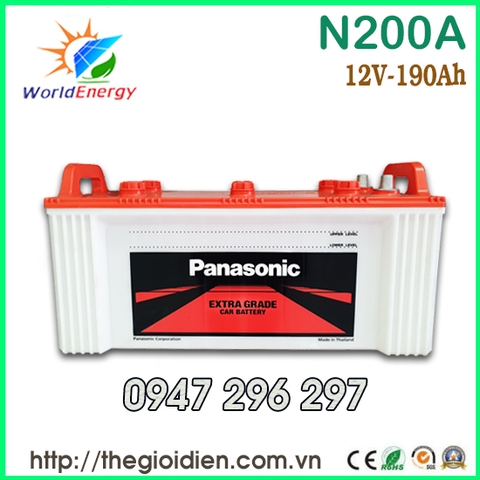 Ắc quy Panasonic 12v – 190Ah (N200A)