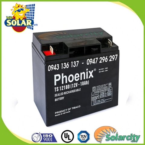 Ắc quy Phoenix 12V-18AH (TS12180)