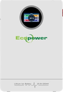 Pin Lithium Ecopower 25.6V 200Ah LiFePO4 | 5.12kWh | Giá Tốt