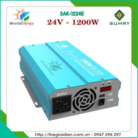Kích điện sin chuẩn Sumry 1200W - 24V (SAK-1224E)