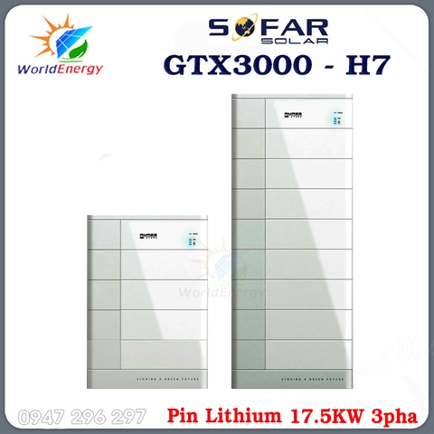 Pin Lithium Sofar 17.5KW (GTX3000-H7)