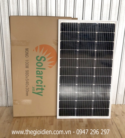 Tấm pin năng lượng Mono 100W Solarcity