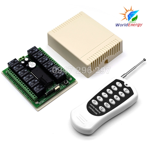 Mạch điều khiển tắt mở 12 kênh