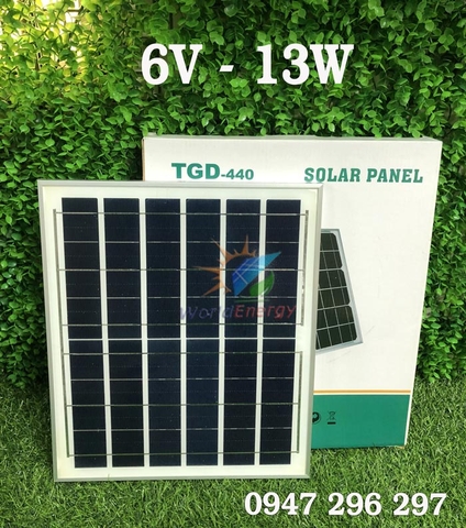 Tấm pin đèn năng lượng 6V - 13W