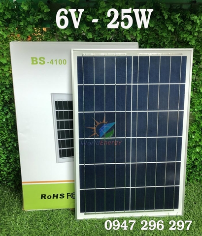 Tấm pin đèn năng lượng 6V - 25W
