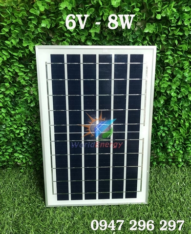 Tấm pin đèn năng lượng 6V - 8W