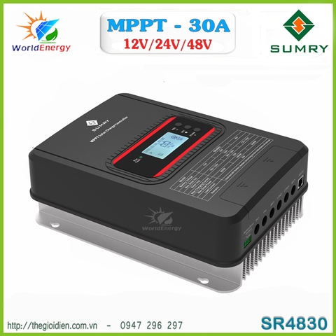 Điều khiển sạc MPPT 30A Sumry (SR4830)