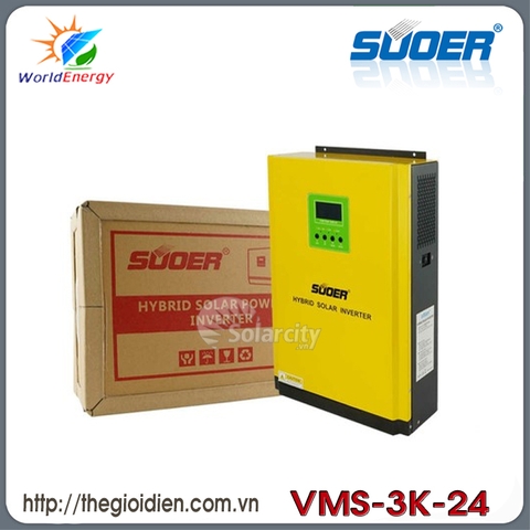 Inverter Hybrid độc lập Suoer 3KW - 24V (VMS-3K-24V)