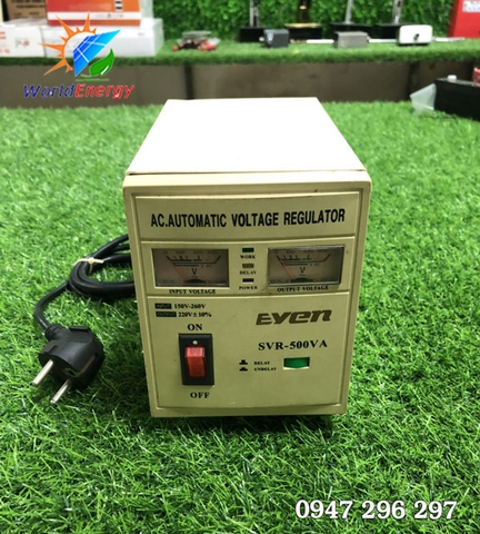 Ổn áp 1 pha EYEN 500VA (SVR-500VA-N)