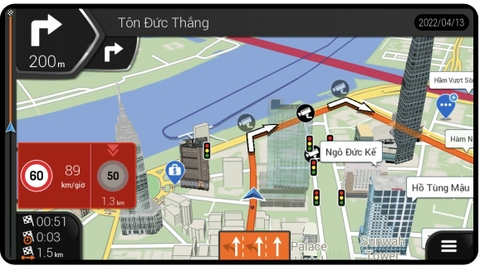 Vietmap S2 phần mềm dẫn đường ô tô chuyên dụng