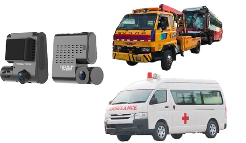 Camera giám sát hành trình cho xe cấp cứu, xe cứu thương, xe cứu hộ hợp chuẩn Nghị định 10 Vietmap DA250