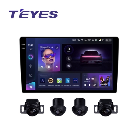 Màn hình Android liền camera 360 ô tô thông minh TEYES CC3 2K 360