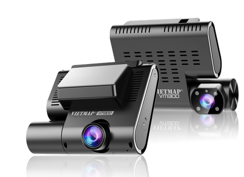 Camera Vietmap VM300 ghi hình trước và trong xe, đáp ứng nghị định 10/2020/NĐ-CP
