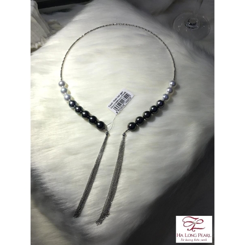 Necklace - Tahiti and Akoya Pearl