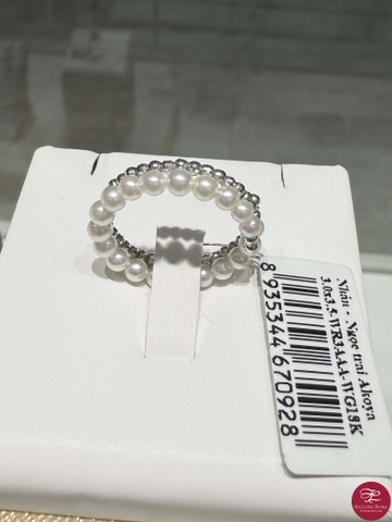 Nhẫn ngọc trai Akoya 63A304G011*