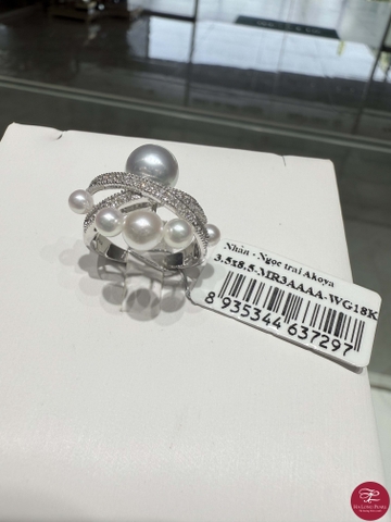 Nhẫn ngọc trai Akoya 63A354G001*