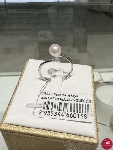 Nhẫn ngọc trai Akoya 63A654G015*