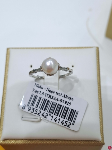 Nhẫn ngọc trai Akoya 63A702S011 (Đ.40)