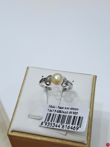 Nhẫn ngọc trai Akoya 63A702S019 (Đ.40)