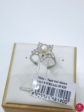 Nhẫn ngọc trai Akoya 63A702S032 (Đ.80)