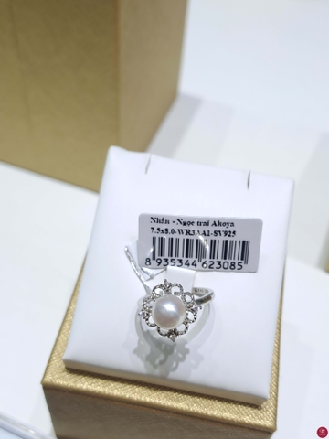 Nhẫn ngọc trai Akoya 63A752S029 (Đ.60)